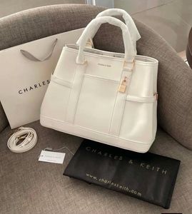 OG Charles & Keith White Tote Bag
