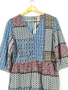 Rena Multicolour Floral Printed Dress (Women)