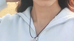 Light Blue Zip-Up Sweatshirt
