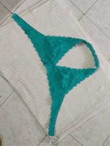 Free people Teal Lace Halter Bra