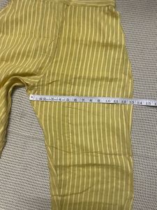 Gold Colour Narrow Pant