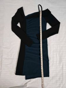 KoreanChic One-Shoulder Ruched Dress bust 34/36