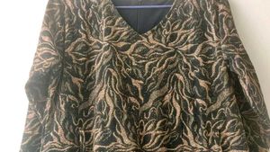 Elegant Printed Long Dress