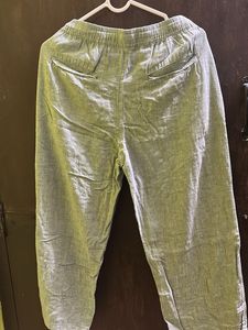 Linen Drawstring Cropped Pants