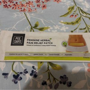 Unused - Pee Safe Pain Relief Patches