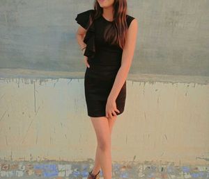 black bodycon