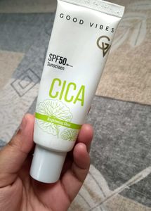 Good Vibes SPF50 PA++++ Cica Sunscreen 💚