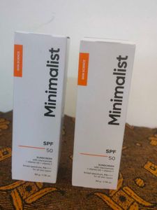 Minimalist SPF 50 Sunscreen