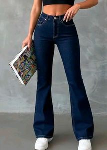 Flared Dark Wash Jeans