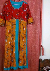 new Floral Print Kurta