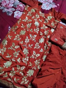 Embroidered Kurta Set with Dupatta