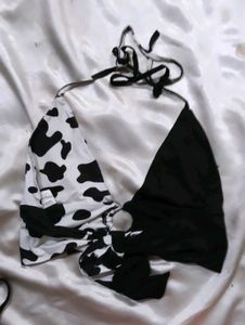 Cow Print Bikini Set