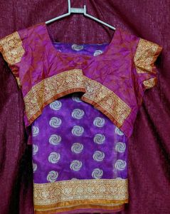 Beautiful Purple Saree