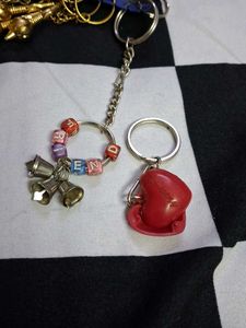 Friendship &amp; Heart Keychains