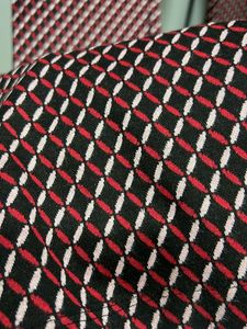M&amp;S Stylish Maroon Geometric Pattern Pants