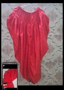 Elegant Red Dhoti Pants of 1