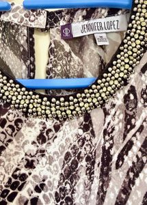 Chic Animal Print Halter Top