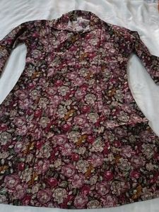 Floral Print co-ord set wine