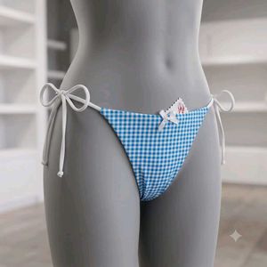 Blue Gingham🆕🎁 Bikini Bottom