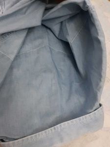 Men's Light Blue Denim Shirt