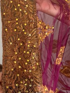 Embroidered Ethnic lehanga ,only few hours used