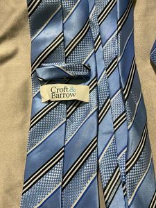 Classic Blue Striped Men's Tie