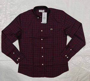 Lacoste Men's Plaid Button-Up Shirt