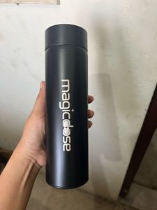 Sleek Black Insulated Water Bottle
