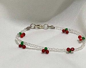 Cute Cherry Beaded Bracelets Set 2