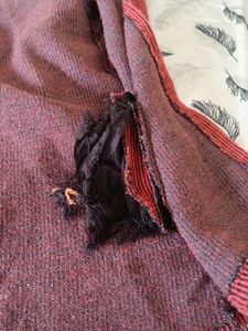 Sweater With Fur Design On Color