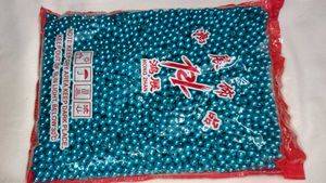 Craft Beads dark Pink,blue,green 1.5kgs 6mm combo