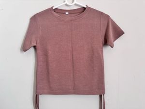 Cute Tie-Waist T-Shirt