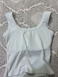 cropped tank top with bra