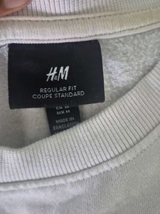 Cream Landscape Print Sweatshirt
