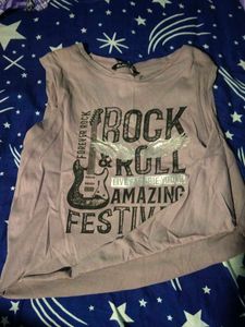 Zuel Rock & Roll Graphic Tank Top