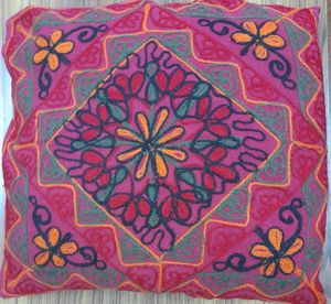 Kathiawadi(Gujrati) embroidered  Cushion Covers