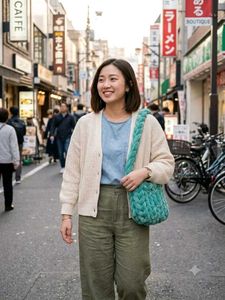Handmade Chunky Velvet Crochet Bag