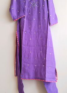 💜 kurta set With Dupatta