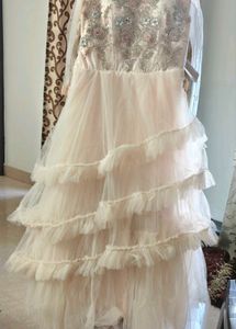 Stunning Ruffled Evening Gown