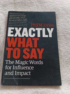 Exactly What to Say Book