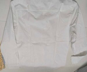 Classic White Button-Up Shirt