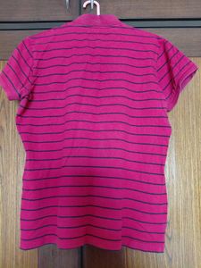 Striped Red Polo T-Shirt