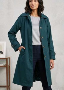 Classic Dark Green Trench Coat