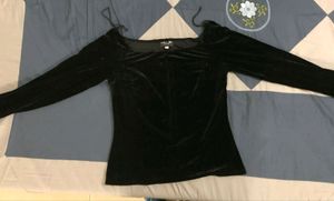 Velvet  Square neck top