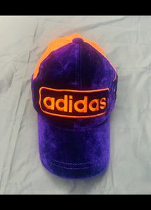 Adidas Sporty Purple Velvet Ball Cap UNISEX