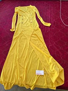 Vibrant Yellow Maxi Dress