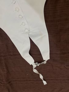 Elegant White Halter Vest