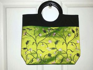 Embroidery Work Hand Bag Quality Purse Bags Overseas Brand