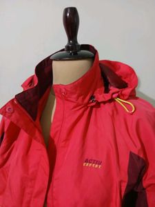 Bright Pink Hooded Jacket