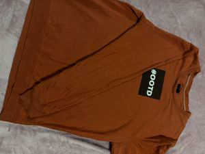 OOTD Rust Crewneck Sweatshirt
